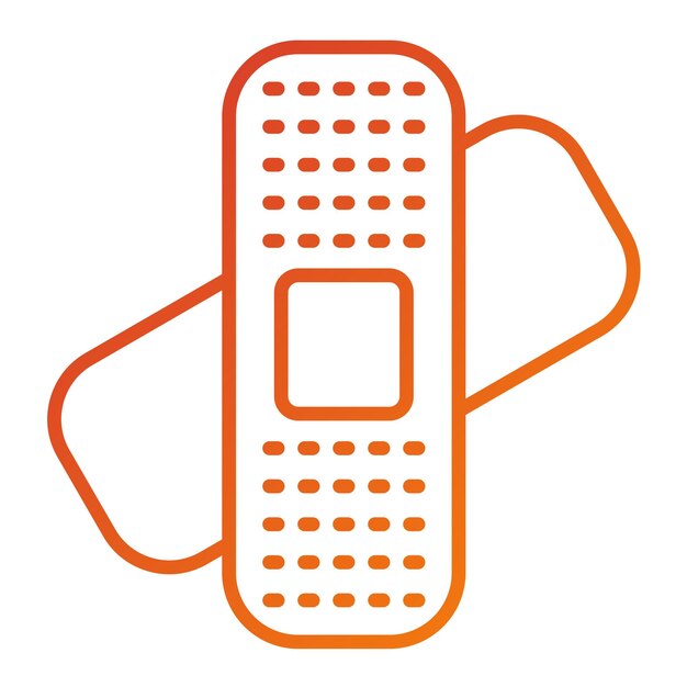 Estilo de icono de vendaje de diseño vectorial