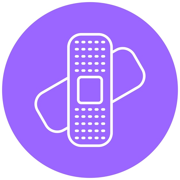 Estilo de icono de vendaje de diseño vectorial
