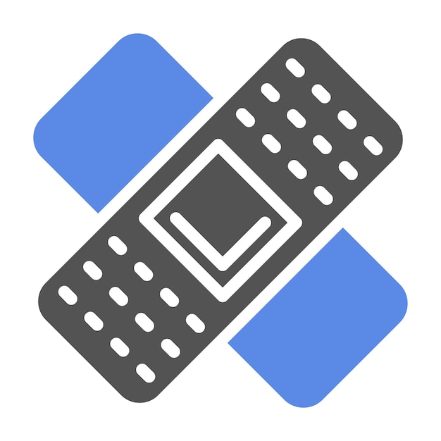 Estilo de icono de vendaje de diseño vectorial
