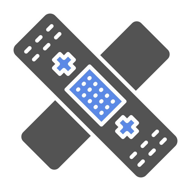 Estilo de icono de vendaje de diseño vectorial