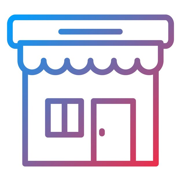 Estilo del icono de venta al por menor