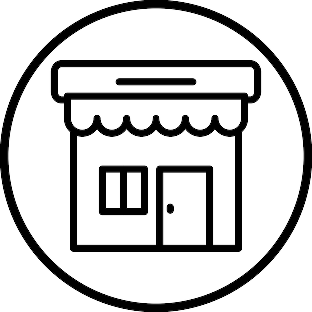 Estilo del icono de venta al por menor