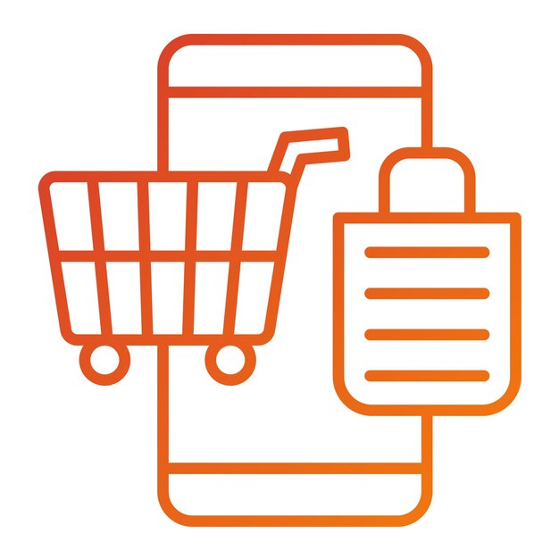 Estilo del icono de venta al por menor