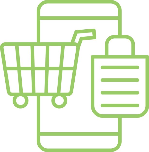 Estilo del icono de venta al por menor