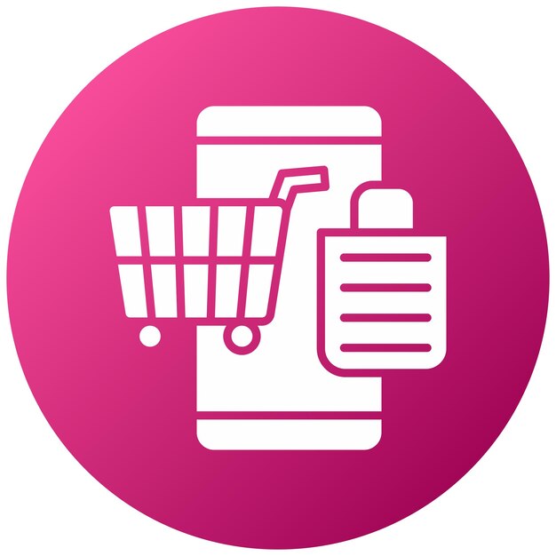 Estilo del icono de venta al por menor
