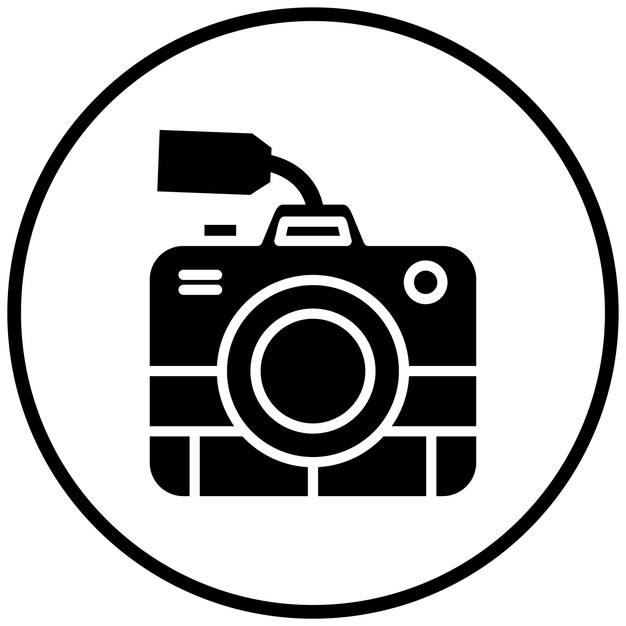 Estilo del icono de venta de la cámara de diseño vectorial