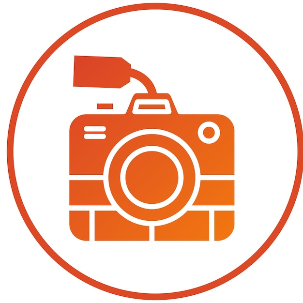 Estilo del icono de venta de la cámara de diseño vectorial