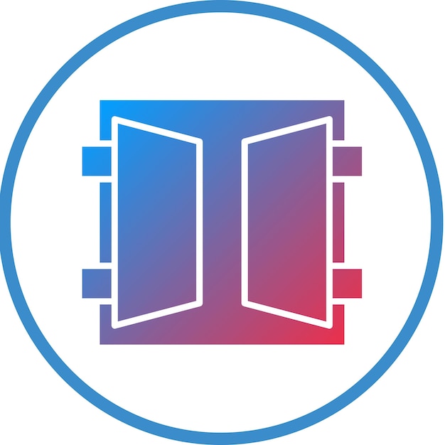 Estilo del icono de la ventana de diseño vectorial