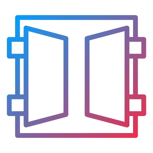 Estilo del icono de la ventana de diseño vectorial