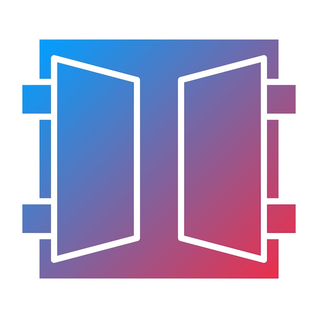 Estilo del icono de la ventana de diseño vectorial
