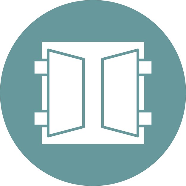 Estilo del icono de la ventana de diseño vectorial