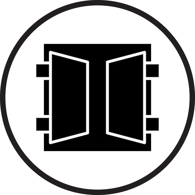 Estilo del icono de la ventana de diseño vectorial
