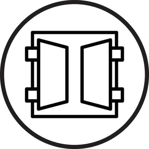 Estilo del icono de la ventana de diseño vectorial