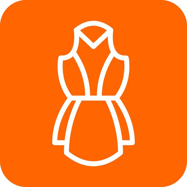 Estilo del icono del vestido