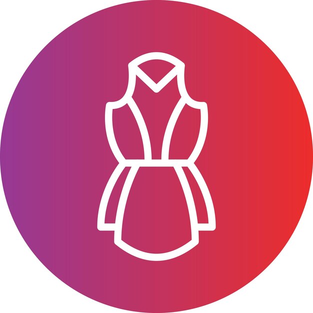 Estilo del icono del vestido