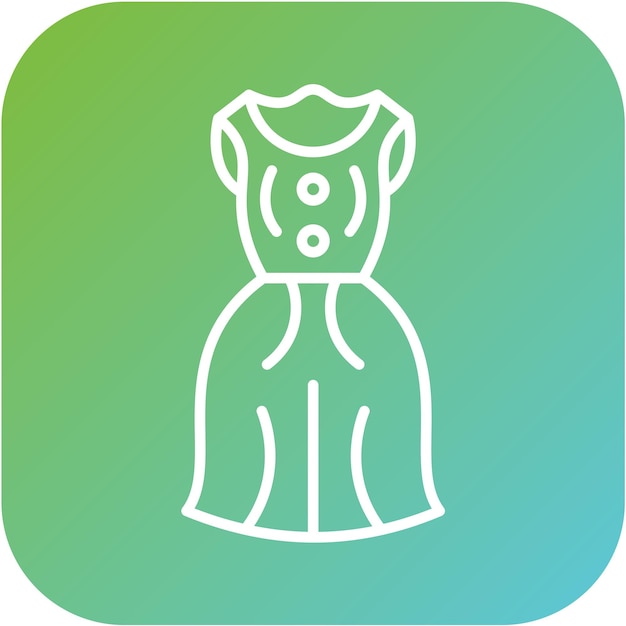 Estilo del icono del vestido