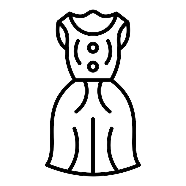 Estilo del icono del vestido