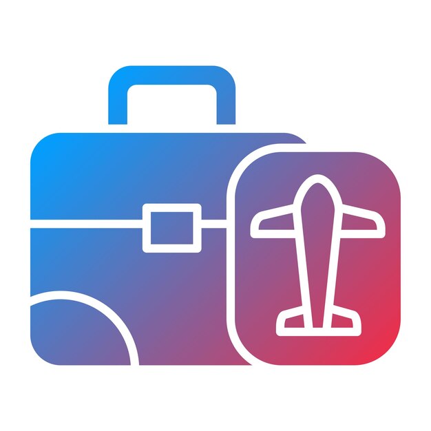Estilo de icono de viaje de negocios de diseño vectorial