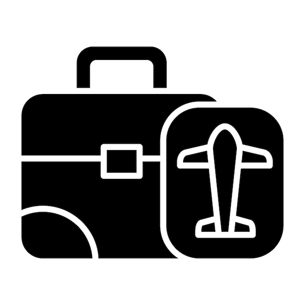 Estilo de icono de viaje de negocios de diseño vectorial