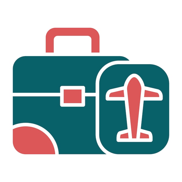 Estilo de icono de viaje de negocios de diseño vectorial