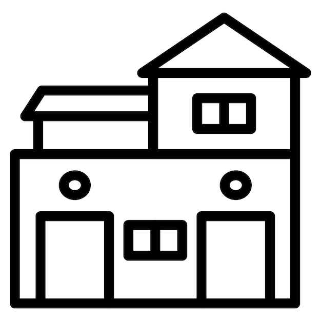 Estilo del icono de la villa