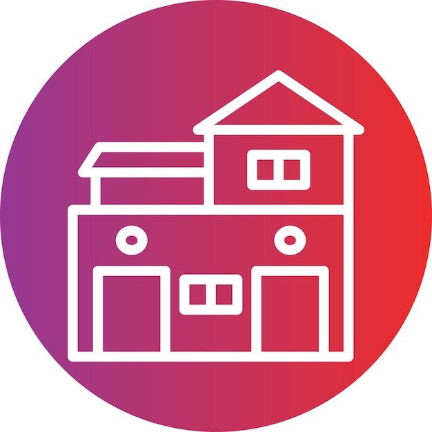 Estilo del icono de la villa