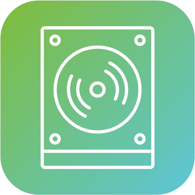 Estilo de icono de vinilo de diseño vectorial