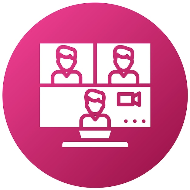 Estilo de icono virtual de diseño vectorial