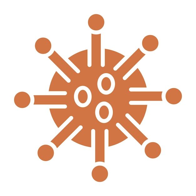 Estilo del icono del virus