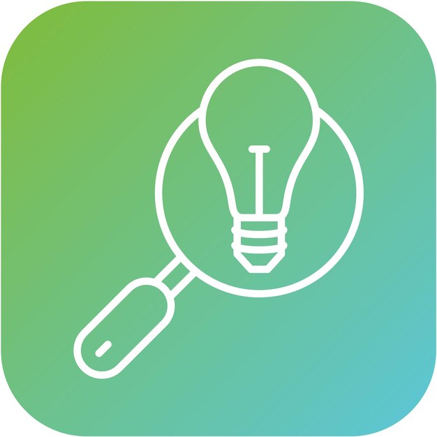 Estilo del icono de la visión del diseño vectorial