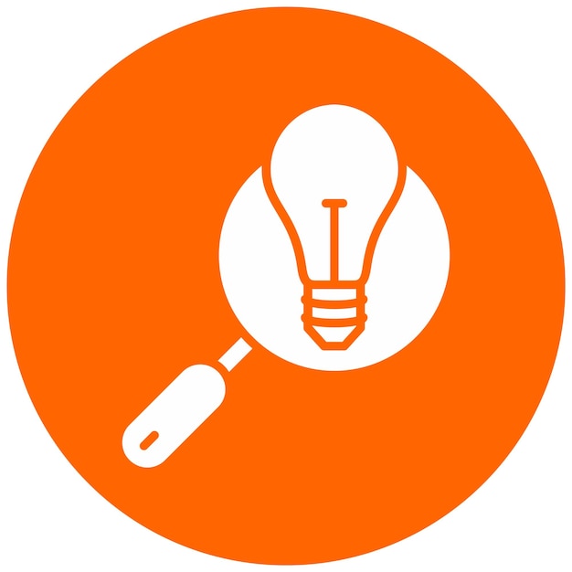 Estilo del icono de la visión del diseño vectorial