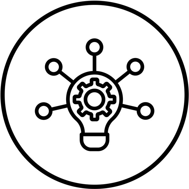 Estilo del icono de la visión del diseño vectorial