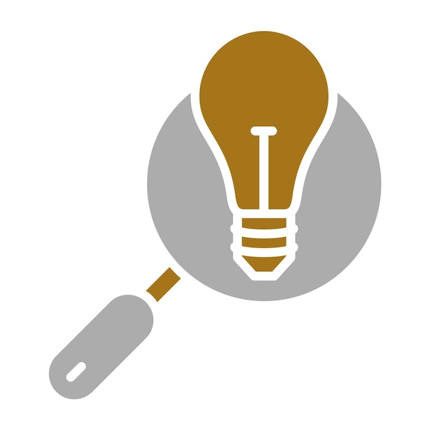 Estilo del icono de la visión del diseño vectorial