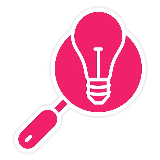 Estilo del icono de la visión del diseño vectorial