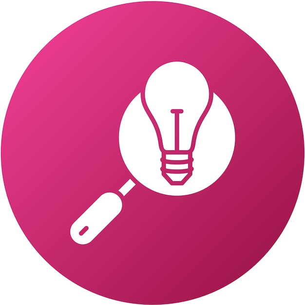 Estilo del icono de la visión del diseño vectorial
