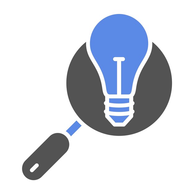 Estilo del icono de la visión del diseño vectorial