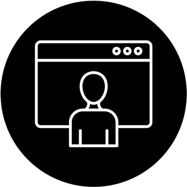 Estilo del icono de los visitantes de la página