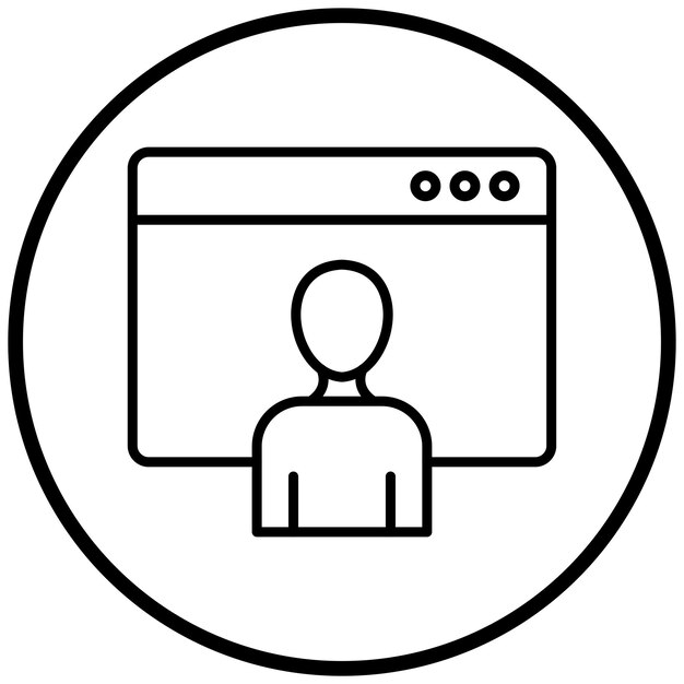 Estilo del icono de los visitantes de la página