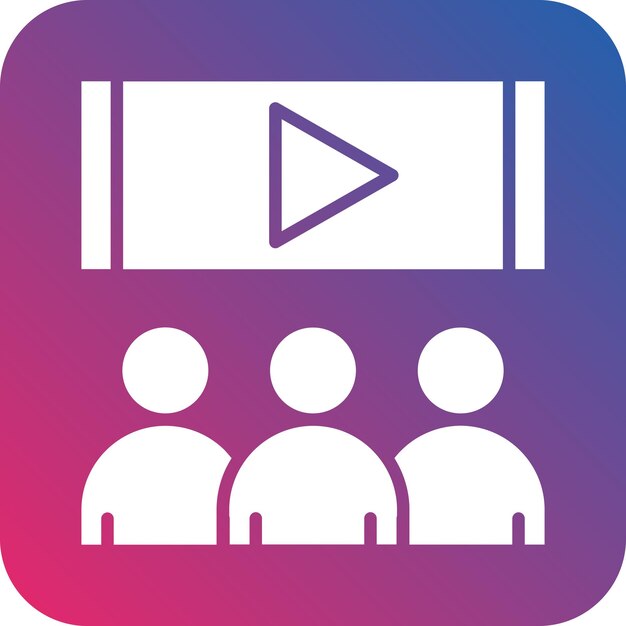 Estilo del icono de los visualizadores de diseño vectorial