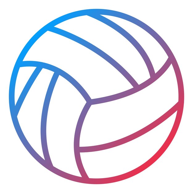 Estilo del ícono del voleibol
