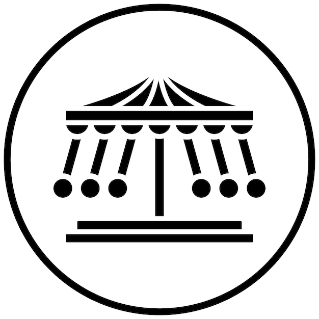 Estilo del icono de la vuelta alegre
