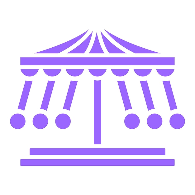 Estilo del icono de la vuelta alegre