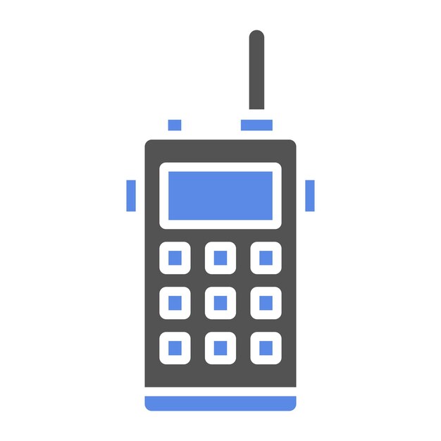 Estilo del icono del walkie-talkie