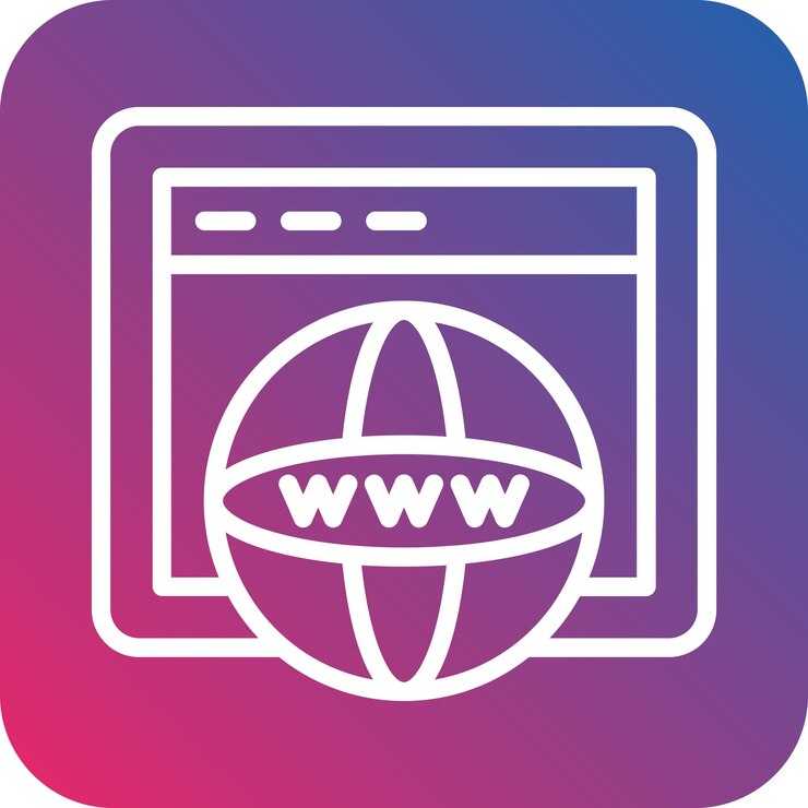 Vector estilo del icono de la web