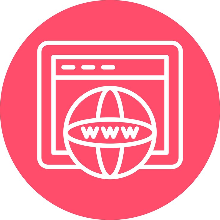 Vector estilo del icono de la web