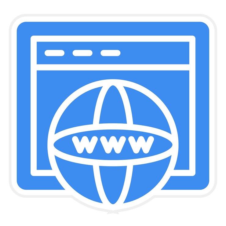 Vector estilo del icono de la web