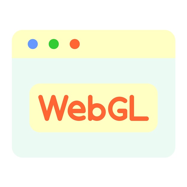 Estilo del icono de Webgl