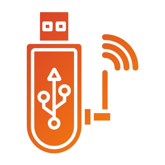 Estilo del icono de Wi-Fi USB