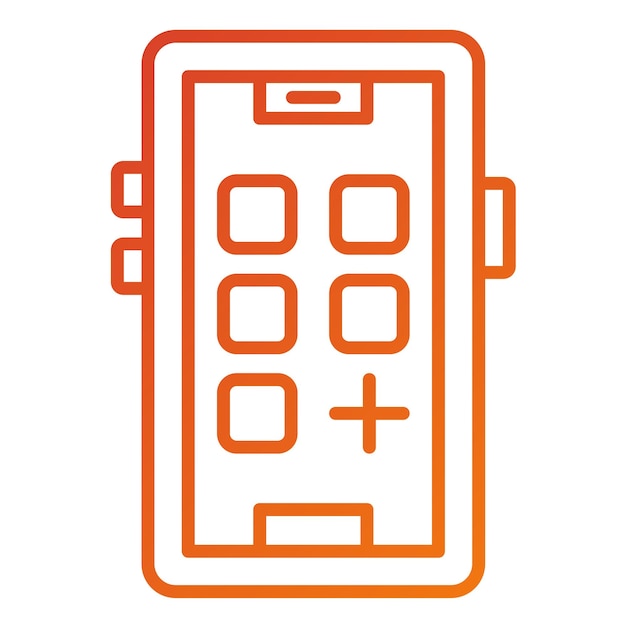 Estilo del icono de los widgets de diseño vectorial