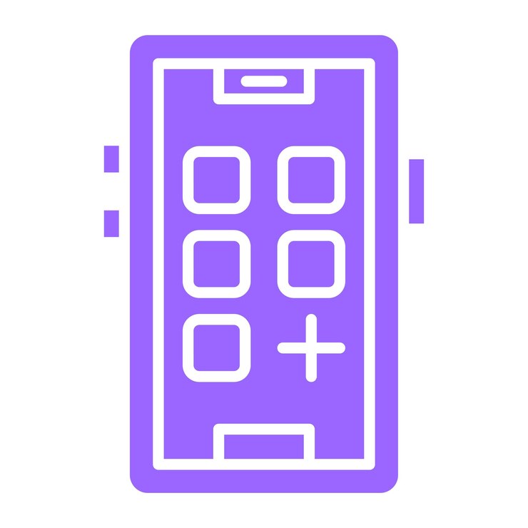 Vector estilo del icono de los widgets de diseño vectorial